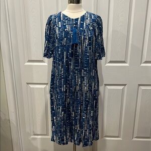 GO SOFTLY Patio Loose Summer Crepe Dress